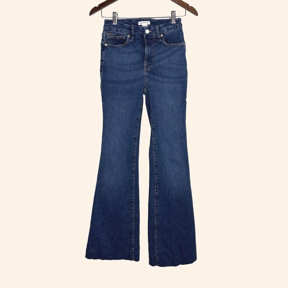 Good American Good Legs Flare Jeans - Size 2 / 26